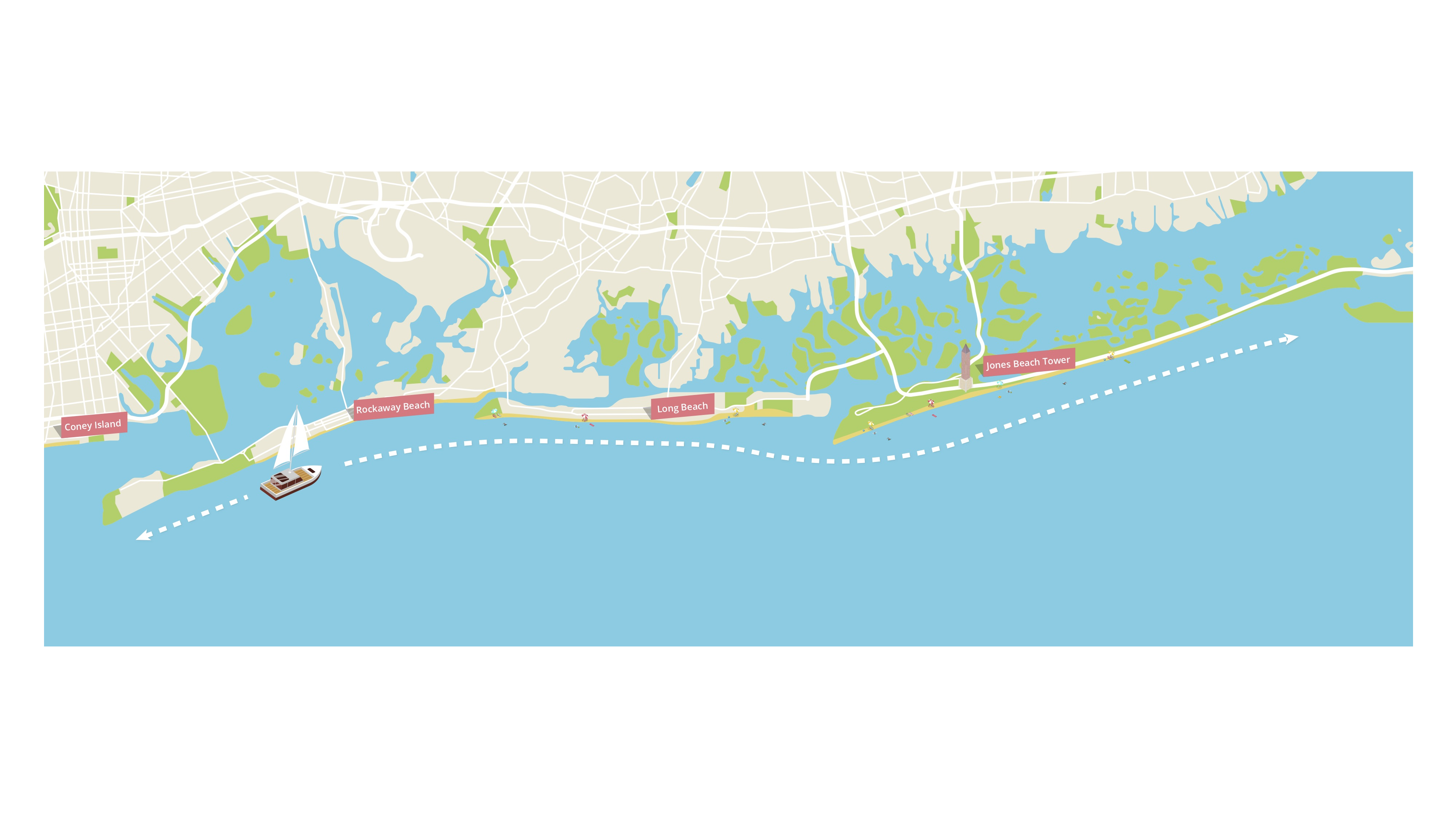 long-island sail route